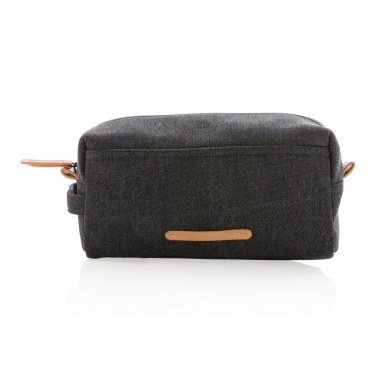 Logotrade promotional merchandise picture of: Canvas toiletry bag PVC free