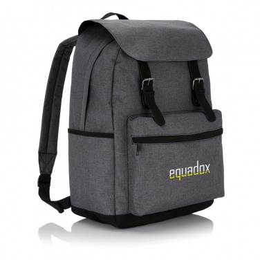 Logo trade corporate gifts image of: Laptop backpack with magnetic buckle straps