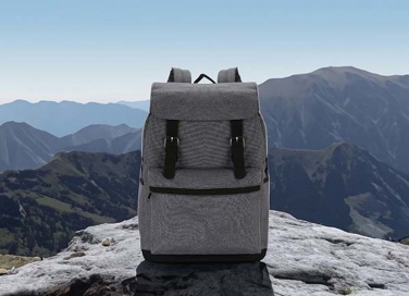 Logo trade advertising products image of: Laptop backpack with magnetic buckle straps