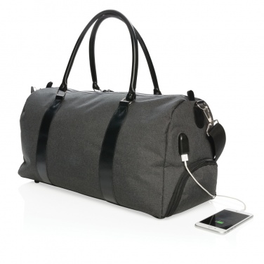 Logotrade corporate gift picture of: Weekend bag with USB A output