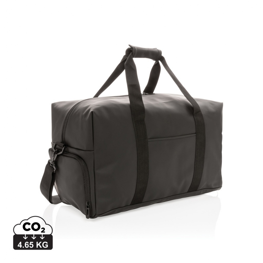 Logo trade business gift photo of: Smooth PU weekend duffle