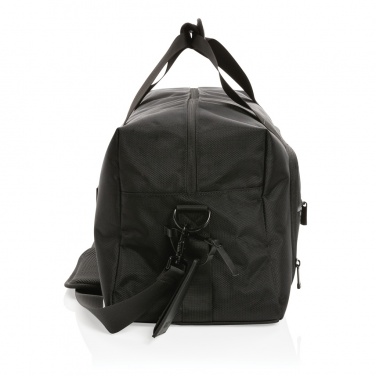 Logo trade advertising products picture of: Swiss Peak AWARE™ RPET Voyager weekend bag