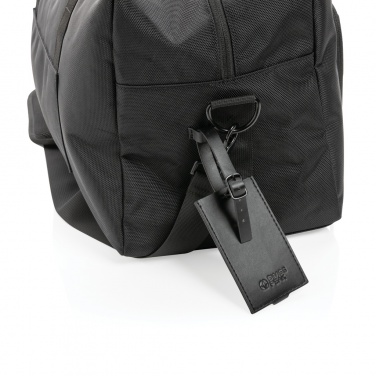 Logo trade promotional giveaways image of: Swiss Peak AWARE™ RPET Voyager weekend bag