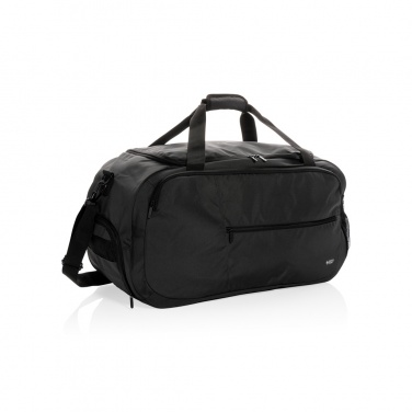 Logo trade corporate gifts image of: Swiss Peak AWARE™ RPET sports duffel bag