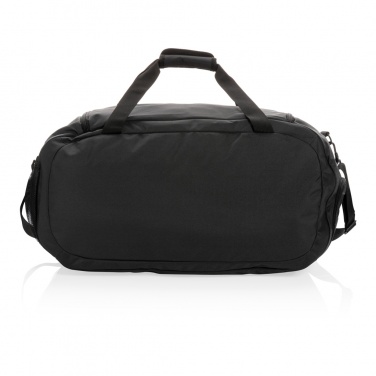 Logo trade promotional giveaways image of: Swiss Peak AWARE™ RPET sports duffel bag