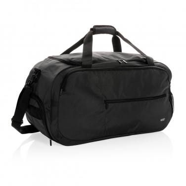Logo trade promotional items image of: Swiss Peak AWARE™ RPET sports duffel bag