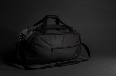 Logo trade business gift photo of: Swiss Peak AWARE™ RPET sports duffel bag