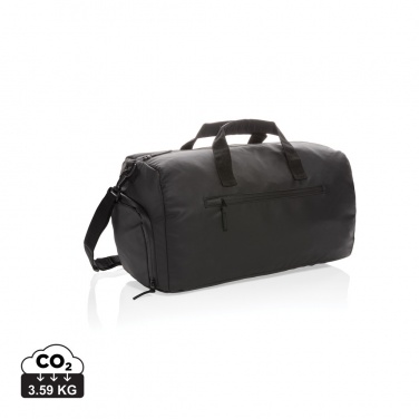 Logotrade corporate gift picture of: Fashion black weekend bag PVC free