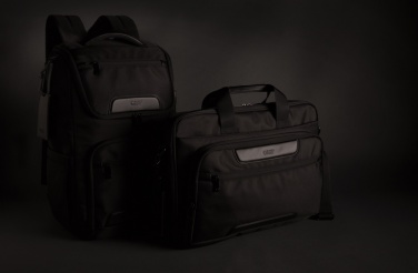 Logo trade promotional merchandise picture of: Swiss Peak RPET Voyager RFID 15.6" laptop bag