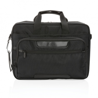 Logotrade corporate gift picture of: Swiss Peak AWARE™ RPET Voyager 15.6" laptop bag