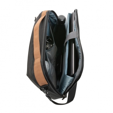 Logo trade promotional gift photo of: Impact AWARE™ 300D two tone deluxe 15.6" laptop bag