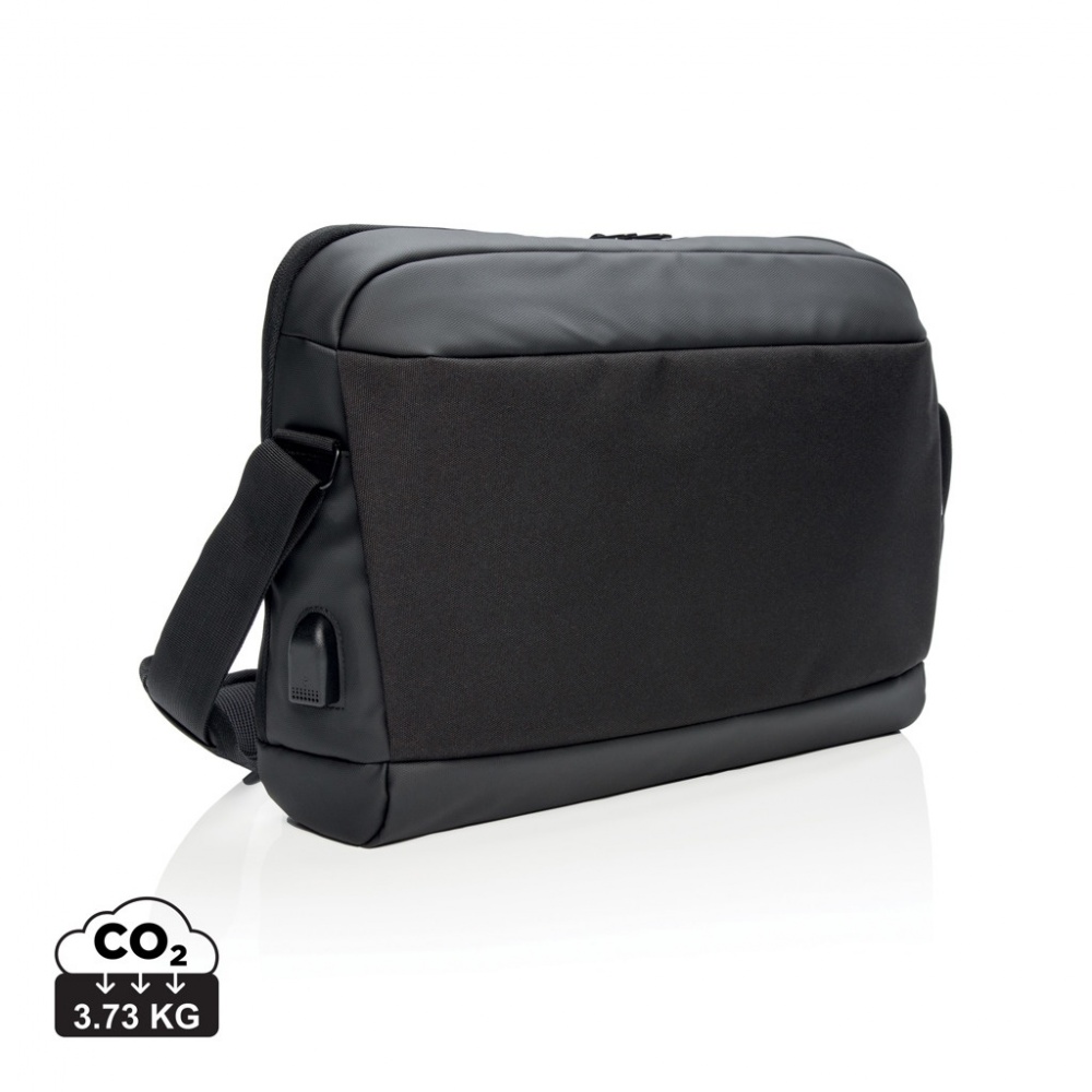 Logo trade promotional items picture of: Madrid RFID USB 15.6" laptop bag PVC free