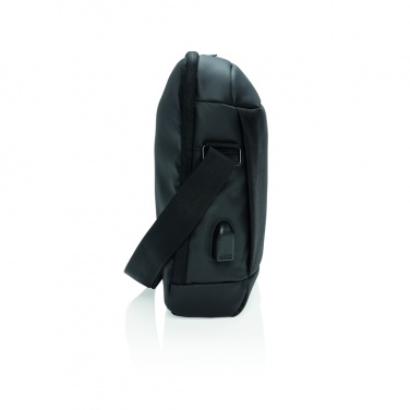Logo trade corporate gifts picture of: Madrid RFID USB 15.6" laptop bag PVC free