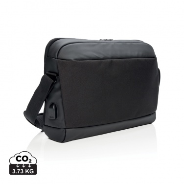 Logotrade promotional giveaways photo of: Madrid RFID USB 15.6" laptop bag PVC free