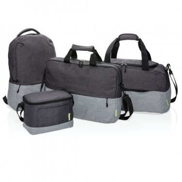 Logotrade promotional gift picture of: Duo colour RPET 15.6" RFID laptop backpack PVC free