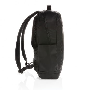 Logo trade promotional item photo of: Fashion black 15.6" laptop backpack PVC free