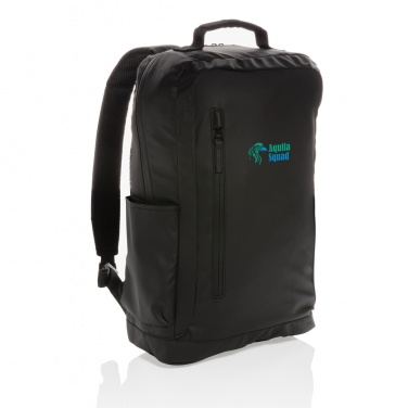 Logotrade corporate gift picture of: Fashion black 15.6" laptop backpack PVC free
