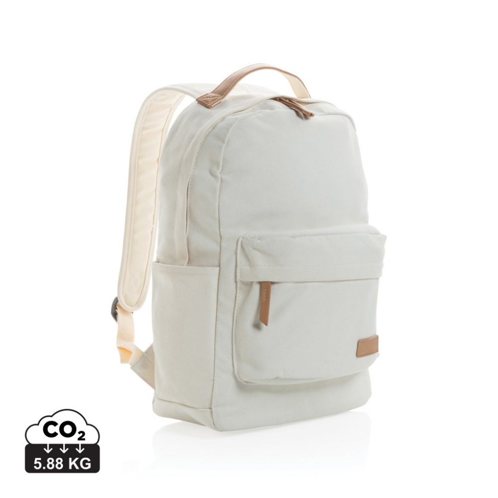 Logotrade promotional item picture of: Impact AWARE™ 16 oz. recycled canvas backpack