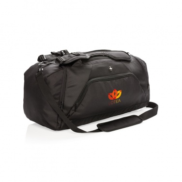 Logotrade promotional gift picture of: Swiss Peak RFID sports duffel & backpack
