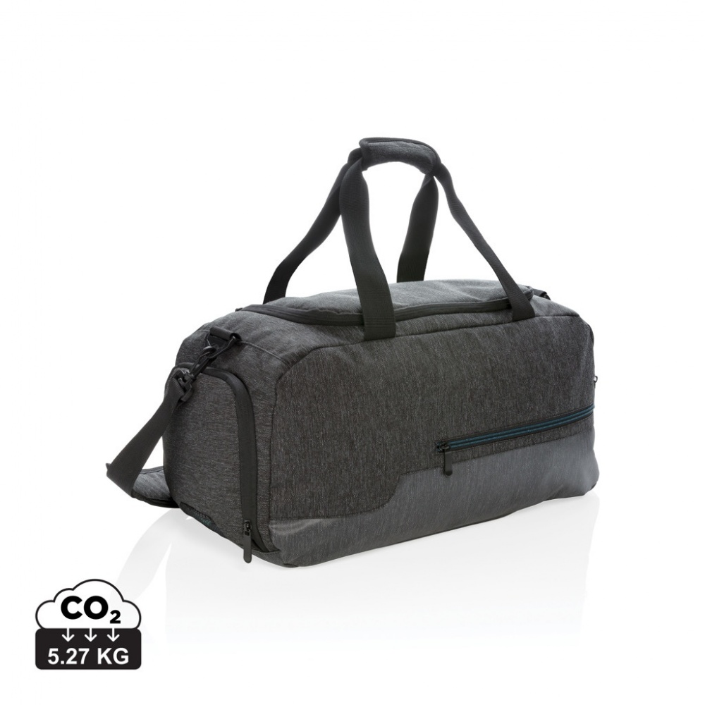 Logo trade promotional items image of: 900D weekend/sports bag PVC free