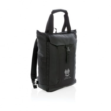 Logo trade promotional gifts picture of: Swiss Peak RFID 15" laptop totepack PVC free