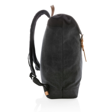 Logotrade promotional merchandise photo of: Canvas laptop backpack PVC free