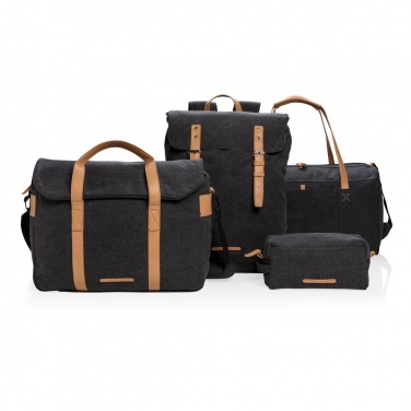 Logo trade promotional products picture of: Canvas laptop backpack PVC free
