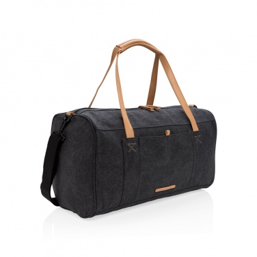 Logo trade corporate gifts picture of: Canvas travel/weekend bag PVC free