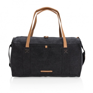 Logo trade promotional gifts picture of: Canvas travel/weekend bag PVC free