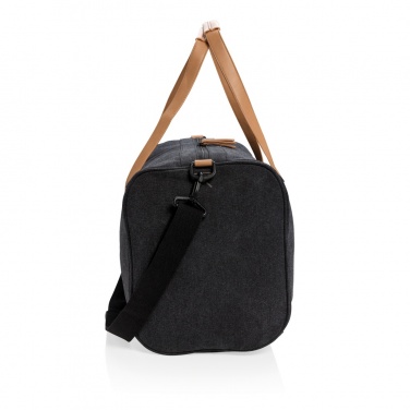 Logo trade promotional products image of: Canvas travel/weekend bag PVC free