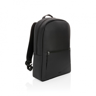 Logo trade advertising product photo of: Swiss Peak deluxe PU laptop backpack PVC free