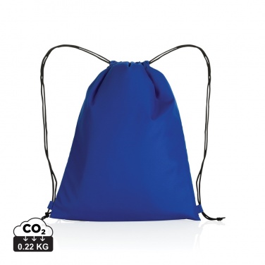 Logo trade advertising products image of: Impact AWARE™ RPET 190T drawstring bag