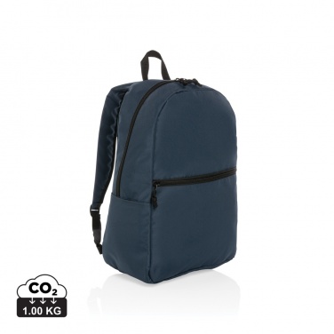 Logo trade advertising products image of: Impact AWARE™ RPET lightweight backpack