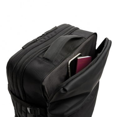 Logotrade promotional giveaway picture of: Swiss Peak AWARE™ RPET 15.6' expandable weekend backpack