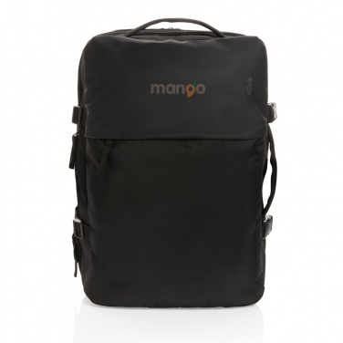 Logotrade advertising product image of: Swiss Peak AWARE™ RPET 15.6' expandable weekend backpack