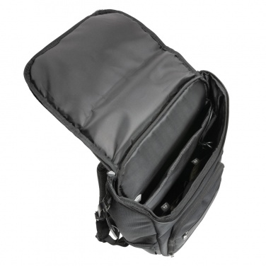 Logotrade promotional products photo of: Swiss Peak AWARE™ RPET Voyager 15.6" laptop backpack