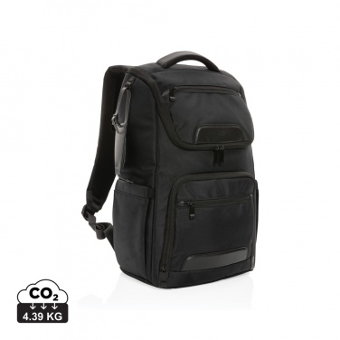 Logo trade promotional items picture of: Swiss Peak AWARE™ RPET Voyager 15.6" laptop backpack