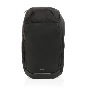 Logo trade corporate gifts image of: Swiss Peak AWARE™ RPET 15.6 inch business backpack