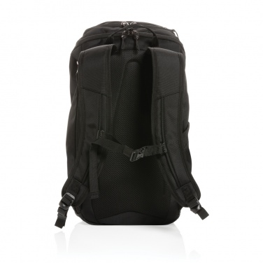 Logo trade promotional merchandise photo of: Swiss Peak AWARE™ RPET 15.6 inch business backpack