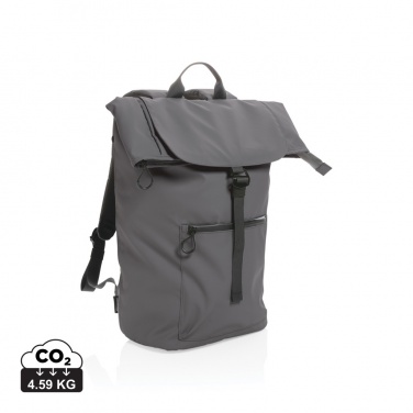 Logotrade promotional product image of: Impact AWARE™ RPET water resistant 15.6" laptop backpack