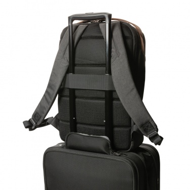 Logo trade advertising products picture of: Impact AWARE™ 300D two tone deluxe 15.6" laptop backpack