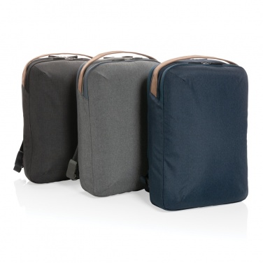 Logotrade promotional product image of: Impact AWARE™ 300D two tone deluxe 15.6" laptop backpack
