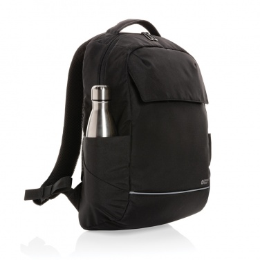 Logo trade advertising products image of: Swiss Peak Brooke AWARE™ RPET daily 15.6" laptop backpack