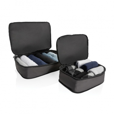 Logo trade corporate gift photo of: Swiss Peak Ridge AWARE™ RPET compression travel cubes 2pc