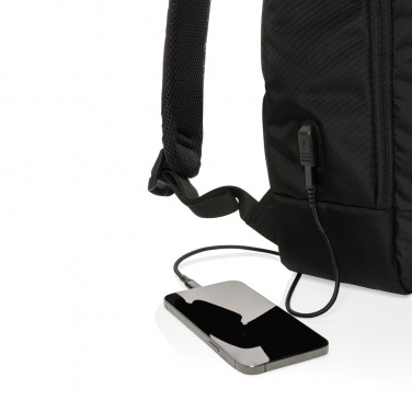 Logo trade promotional merchandise picture of: Swiss Peak AWARE™ modern 15.6" laptop backpack