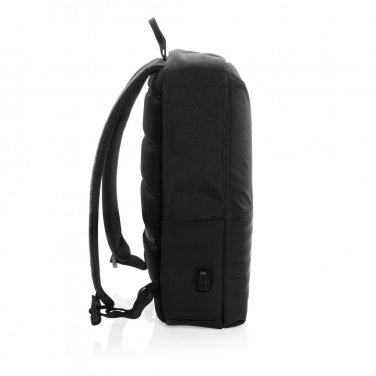 Logo trade promotional gifts picture of: Swiss Peak AWARE™ RFID anti-theft 15.6'' laptop backpack