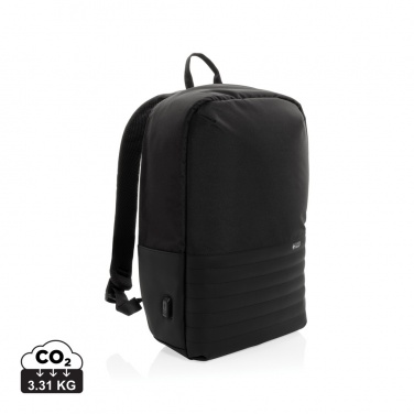 Logotrade business gift image of: Swiss Peak AWARE™ RFID anti-theft 15.6'' laptop backpack