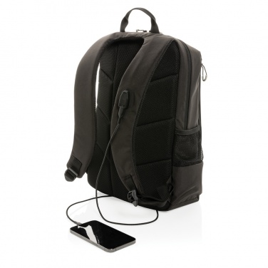 Logo trade corporate gift photo of: Impact AWARE™ Lima 15.6' RFID laptop backpack