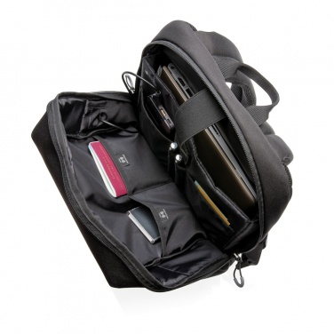 Logotrade advertising product image of: Swiss Peak AWARE™ RFID and USB A laptop backpack