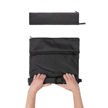 Logotrade promotional products photo of: Dillon AWARE™ RPET lightweight foldable backpack